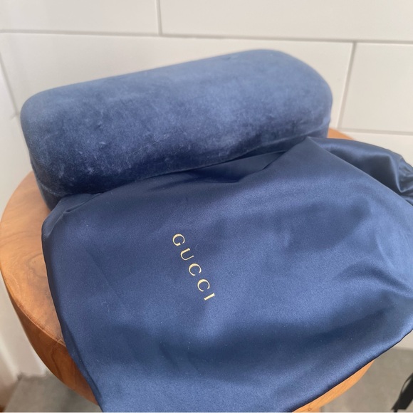 Authentic Gucci Oversized Sunglasses 0178s Blue - Picture 8 of 10